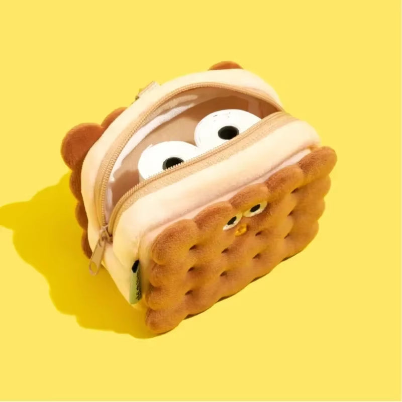 1Pc Pet Poop Bag Cookie Shape Dog Cat Waste Bags Portable Dog Poop Dispenser Holder Pets Cleaning Products for Outdoor Pets