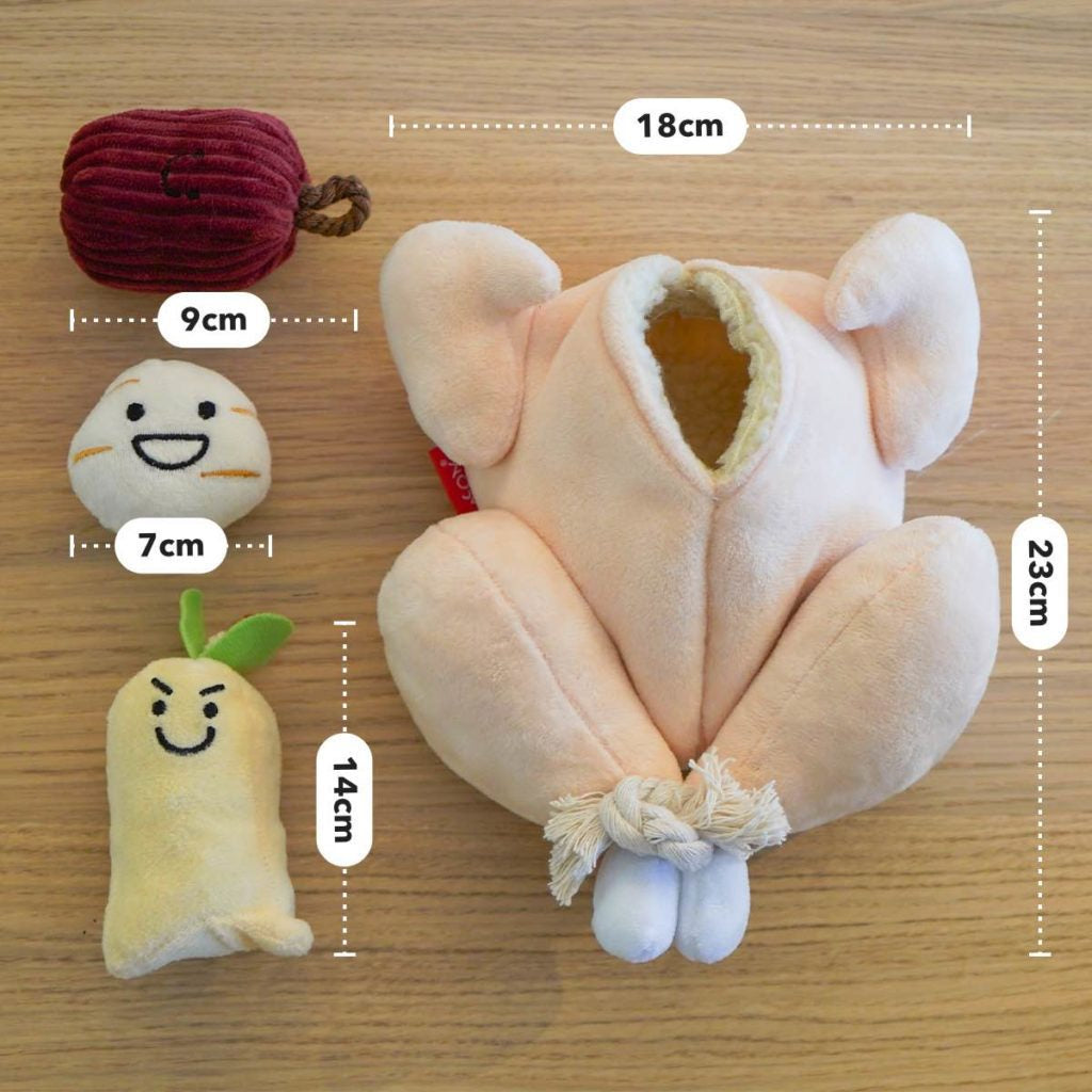 Ins Hot Style Korean Ginseng Chicken Soup Vocal Foreign Trade Original Single Dog Hidden Food Toy Pet Vocal Sniff Toy