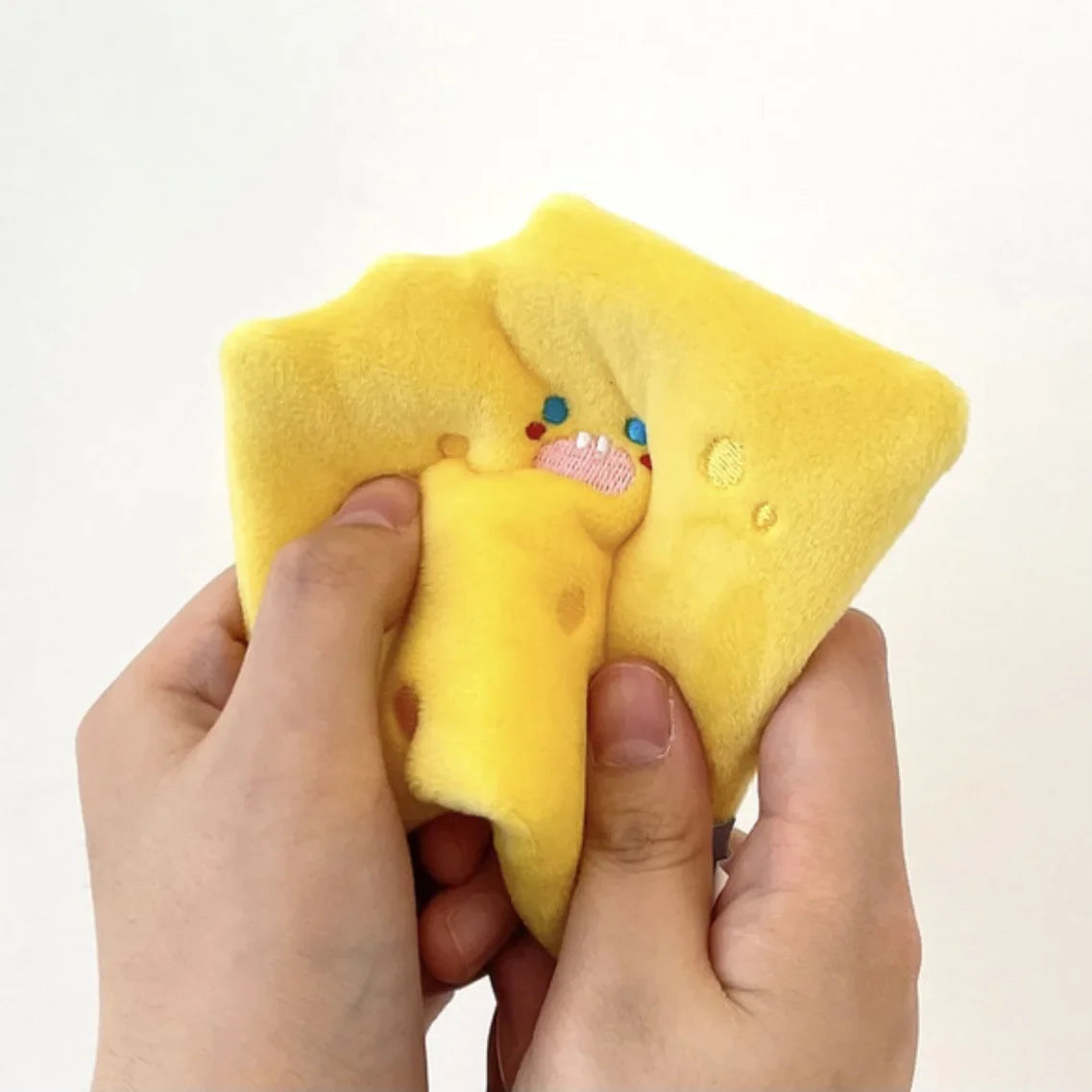 Cheese Slice Crinkle Toy