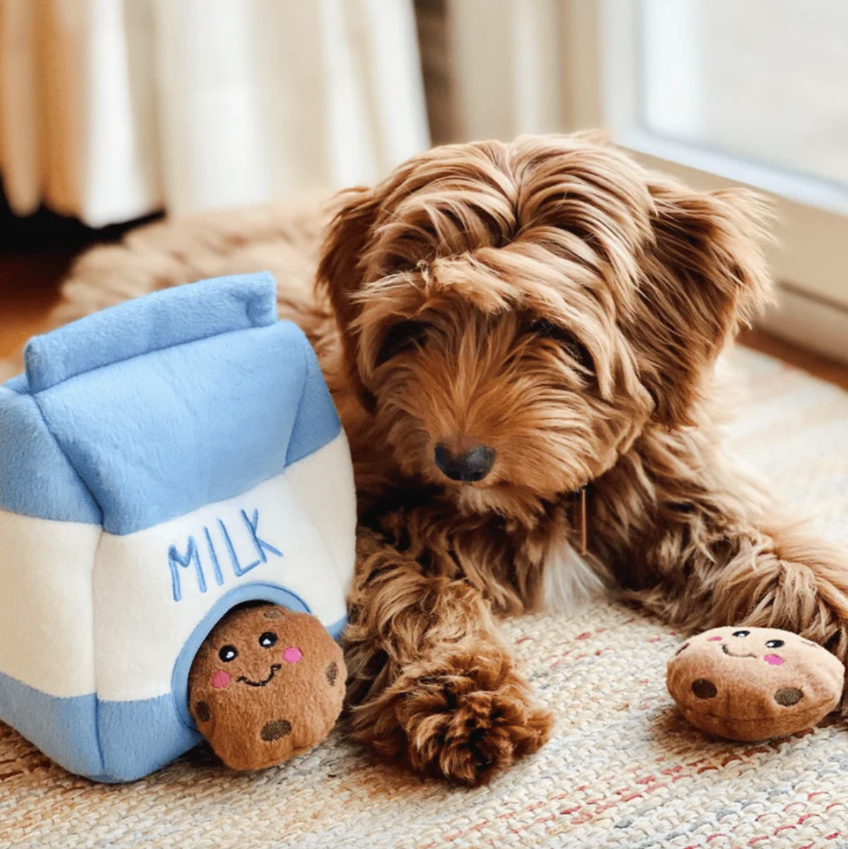Milk and Cookies Burrow Toy