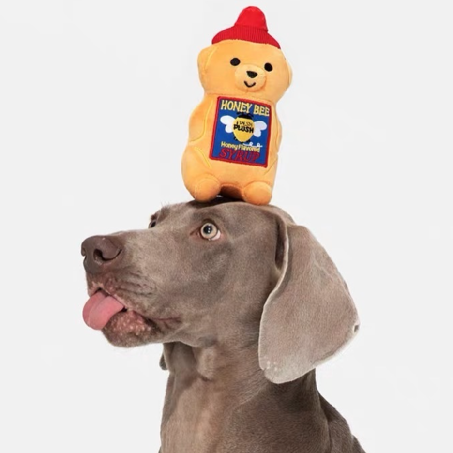 Honey Bear Squeaky Toy