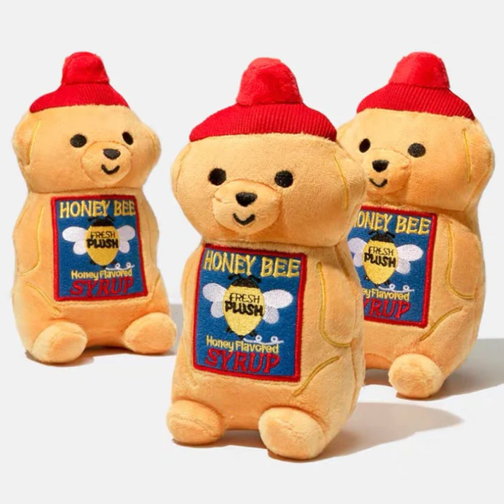 Honey Bear Squeaky Toy