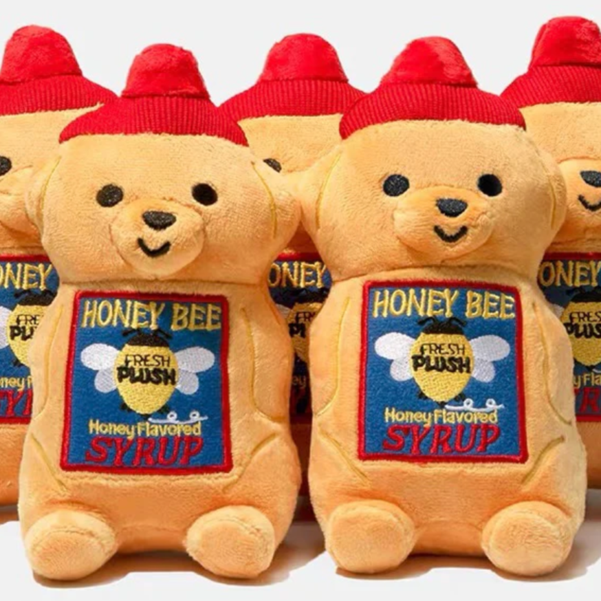 Honey Bear Squeaky Toy