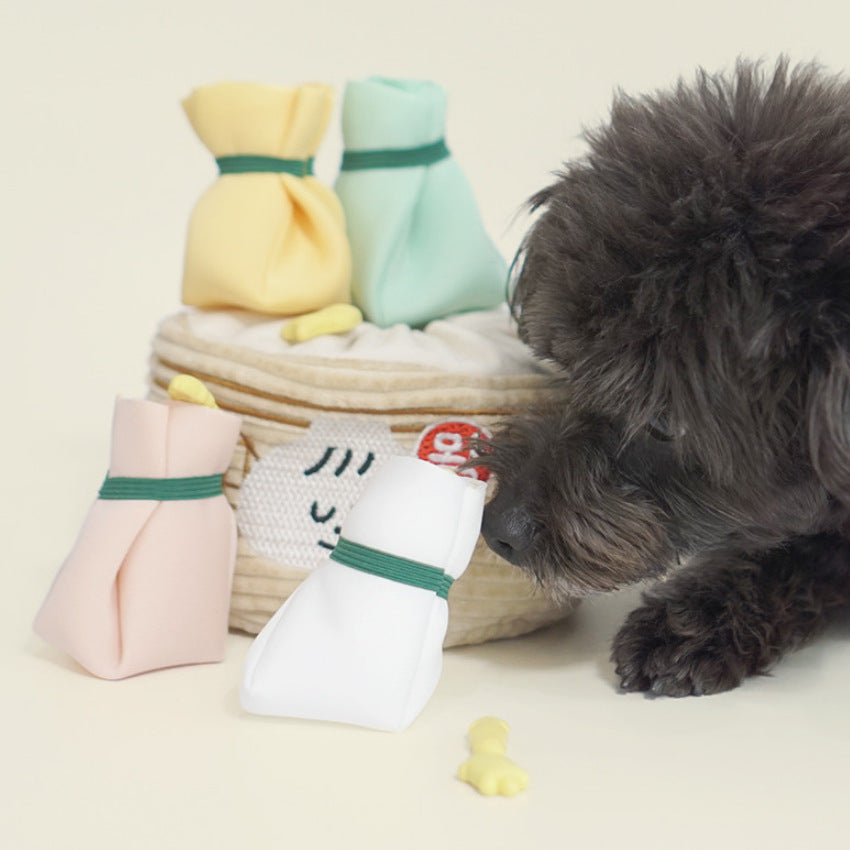 Tibetan Food Leakage Dumplings Cute Dog Toy