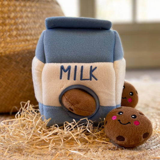 Milk and Cookies Burrow Toy