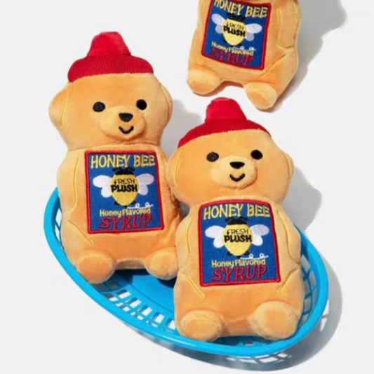 Honey Bear Squeaky Toy